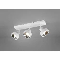 Luminaires Trio Spots Et Projecteurs|Spot Trio Leon LED Blanc, 3 lumières