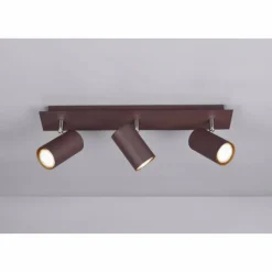 Luminaires Trio Spots Et Projecteurs|Spot Trio Leuchten MARLEY Rouille, 3 lumières