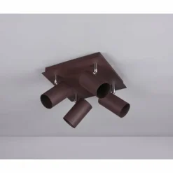 Luminaires Trio Spots Et Projecteurs|Spot Trio Leuchten MARLEY Rouille, 4 lumières