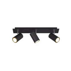 Luminaires Trio Spots Et Projecteurs|Spot Trio Leuchten MARLEY Noir, 3 lumières