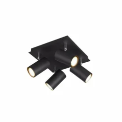 Luminaires Trio Spots Et Projecteurs|Spot Trio Leuchten MARLEY Noir, 4 lumières