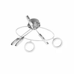 Luminaires Wofi Éclairage Led|Spot Wofi SCARLETT LED Nickel mat, 6 lumières