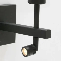 Luminaires Steinhauer Éclairage Led|Stang Applique murale LED Noir, 2 lumières