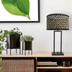 Luminaires Steinhauer Lampes À Poser|Stang Lampe à poser Noir, 1 lumière