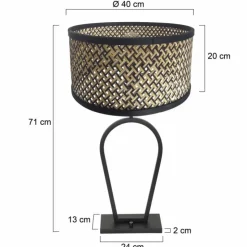 Luminaires Steinhauer Lampes À Poser|Stang Lampe à poser Noir, 1 lumière