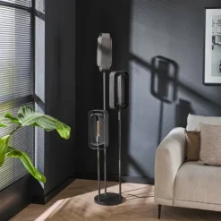 hofstein Lampadaires Et Lampes Sur Pied|Stehleuchte Lampadaire Anthracite, 3 lumières