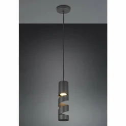 Luminaires Trio Suspensions|Stream Suspension Noir, 1 lumière