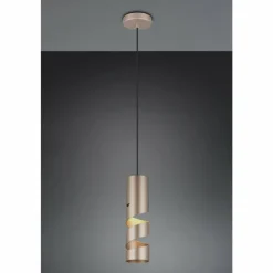 Luminaires Trio Suspensions|Stream Suspension Brun, 1 lumière