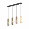 Luminaires Trio Suspensions|Stream Suspension Multicolore, 4 lumières