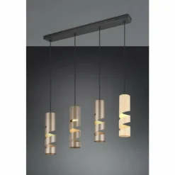 Luminaires Trio Suspensions|Stream Suspension Multicolore, 4 lumières