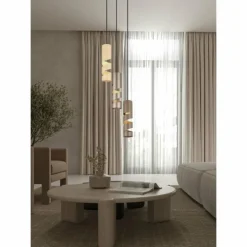 Luminaires Trio Suspensions|Stream Suspension Multicolore, 3 lumières