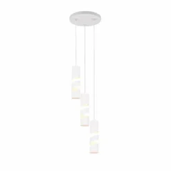 Luminaires Trio Suspensions|Stream Suspension Blanc, 3 lumières