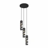 Luminaires Trio Suspensions|Stream Suspension Noir, 3 lumières