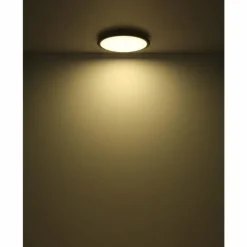 Luminaires Globo Lighting Éclairage Led|Suna Plafonnier LED Noir, 1 lumière, Télécommandes
