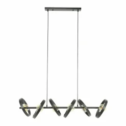 hofstein Suspensions|Suspension Hover Anthracite, 6 lumières