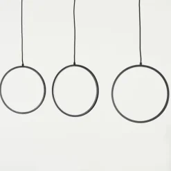 hofstein Suspensions|Suspension Nevogilde LED Noir, 1 lumière