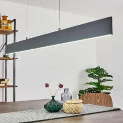 Suspension Aduard LED Anthracite, 2 lumières