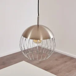hofstein Suspensions|Suspension Agiez Nickel mat, 1 lumière