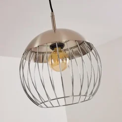 hofstein Suspensions|Suspension Agiez Nickel mat, 1 lumière
