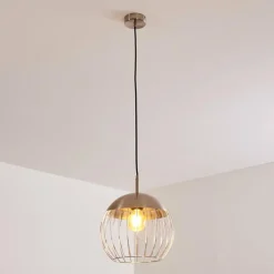 hofstein Suspensions|Suspension Agiez Nickel mat, 1 lumière