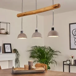hofstein Suspensions|Suspension Ambri Nickel mat, 3 lumières