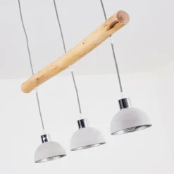 hofstein Suspensions|Suspension Ambri Nickel mat, 3 lumières