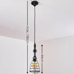 hofstein Suspensions|Suspension Arvika Argenté, 1 lumière