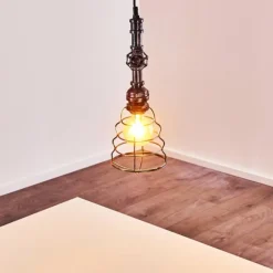 hofstein Suspensions|Suspension Arvika Argenté, 1 lumière