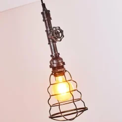 hofstein Suspensions|Suspension Arvika Argenté, 1 lumière