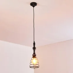 hofstein Suspensions|Suspension Arvika Argenté, 1 lumière