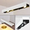 hofstein Suspensions|Suspension Bacoor LED Noir, Blanc, 5 lumières