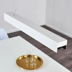 hofstein Suspensions|Suspension Bacoor LED Noir, Blanc, 5 lumières