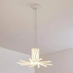 hofstein Suspensions|Suspension Bangor LED Blanc, 1 lumière