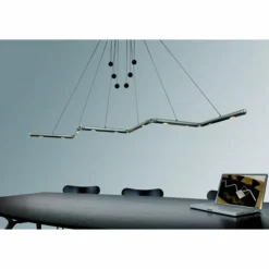 Luminaires Basis Leuchten Suspensions|Suspension Basis-Leuchten GENUA LED Aluminium, 6 lumières