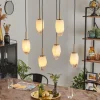 hofstein Suspensions|Suspension Bocayuva Noir, 6 lumières