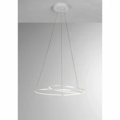 Luminaires Bopp Suspensions|Suspension BOPP AT LED Blanc, 1 lumière
