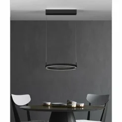 Luminaires Bopp Éclairage Led|Suspension Bopp-Leuchten FLOAT LED Noir, 2 lumières