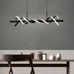 Luminaires Brilliant Éclairage Led|Suspension Brilliant Amalie LED Noir, 1 lumière