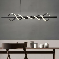 Luminaires Brilliant Éclairage Led|Suspension Brilliant Amalie LED Noir, 1 lumière