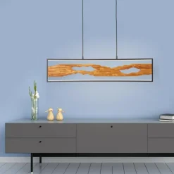 Luminaires Brilliant Éclairage Led|Suspension Brilliant Chaumont LED Noir, 1 lumière