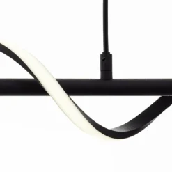 Luminaires Brilliant Éclairage Led|Suspension Brilliant Eunice LED Noir, 1 lumière