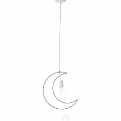 Luminaires Brilliant Suspensions|Suspension Brilliant Ezra Bleu, Blanc, 1 lumière