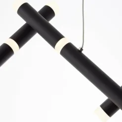Luminaires Brilliant Éclairage Led|Suspension Brilliant Lagano LED Noir, 1 lumière