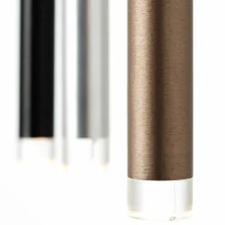 Luminaires Brilliant Éclairage Led|Suspension Brilliant Living Cembalo LED Brun, 8 lumières