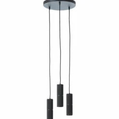 Luminaires Brilliant Éclairage Led|Suspension Brilliant Marty LED Noir, 3 lumières