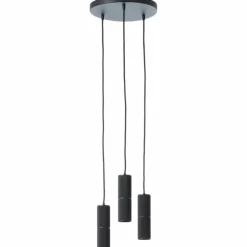 Luminaires Brilliant Éclairage Led|Suspension Brilliant Marty LED Noir, 3 lumières