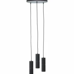 Luminaires Brilliant Éclairage Led|Suspension Brilliant Marty LED Noir, 3 lumières