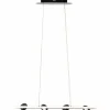 Luminaires Brilliant Suspensions|Suspension Brilliant Nebeker LED Noir, 4 lumières, Télécommandes