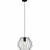 Luminaires Brilliant Suspensions|Suspension Brilliant Noris Noir, 1 lumière