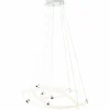 Luminaires Brilliant Éclairage Led|Suspension Brilliant Poolen LED Argenté, 1 lumière, Télécommandes